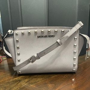 Michael Kors studded crossbody purse